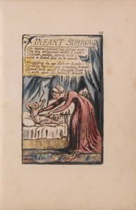 Liederen van Onschuld en Ervaring, Plaat 39, Kinderverdriet (Bentley 48) door William Blake