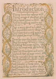 Songs of Innocence and of Experience, Plaat 3, "Inleiding" (Bentley 4)