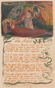 Songs of Innocence and of Experience, Plaat 40, De Engel (Bentley 41) door William Blake