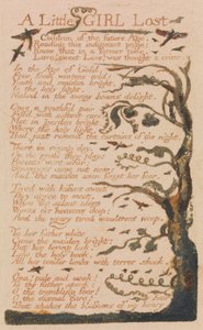 Songs of Innocence and of Experience, Plaat 44, "A Little Girl Lost" (Bentley 51)