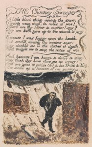 Songs of Innocence and of Experience, Plaat 45, De Schoorsteenveger (Bentley 37) door William Blake