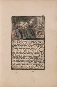 Liederen van Onschuld en Ervaring, Plaat 45, De tuin van liefde (Bentley 44) door William Blake