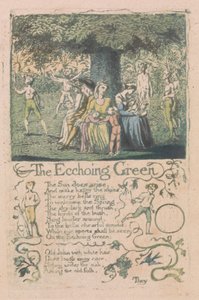 Songs of Innocence and of Experience, Plaat 8, "The Ecchoing Green" (Bentley 6)