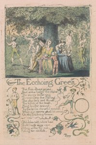 Songs of Innocence and of Experience, Plaat 8, Het Weerkaatsende Groen (Bentley 6)