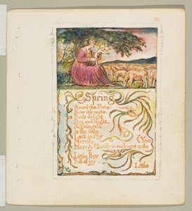 Songs of Innocence and of Experience: Spring, ca. 1825