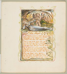 Songs of Innocence and of Experience: The Angel, ca. 1825 door William Blake