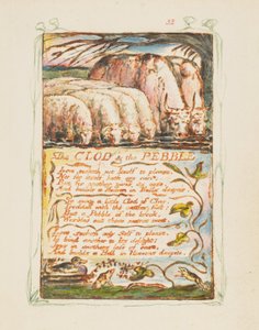 Songs of Innocence and of Experience: The Clod & the Pebble, ca. 1825 door William Blake