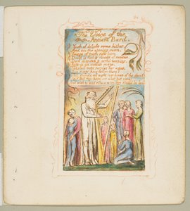 Songs of Innocence and of Experience: Voice of the Ancient Bard, ca. 1825 door William Blake