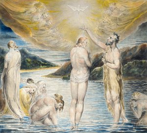 De Doop van Christus door William Blake