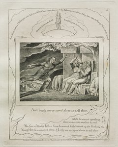 Het Boek Job: Pl. 4, En ik alleen ben ontsnapt om het u te vertellen, 1825