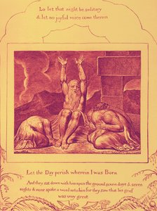 Het boek Job illustraties door William Blake