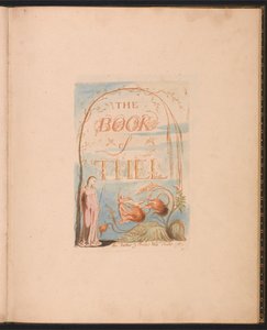 Het Boek van Thel, Plaat 2, Titelpagina