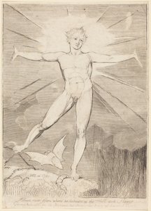 De dans van Albion (Blije dag) door William Blake