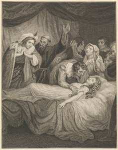 De Dood van Julia door William Blake