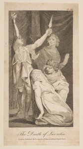 De dood van Lucretia, uit Allens Nieuwe en Onpartijdige Romeinse Geschiedenis