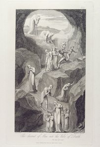De afdaling van de mens in het dal van de dood, pl.8, illustratie uit 