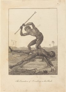 De Executie van het Breken op het Rad door William Blake