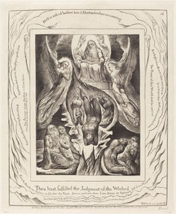 De Val van Satan door William Blake
