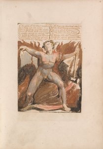 The First Book of Urizen, Plaat 17, 8. The Globe of Life Blood Trembled.... (Bentley 18)