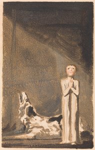 Het eerste boek van Urizen, Plaat 24 (Bentley 26) door William Blake