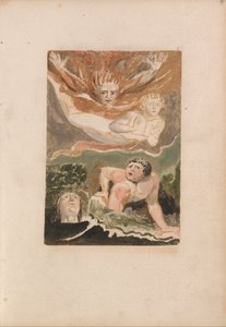 Het Eerste Boek van Urizen, Plaat 4 (Bentley 24) door William Blake
