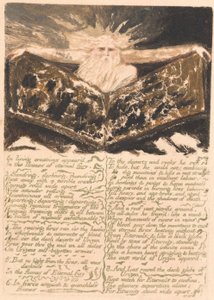 Het Eerste Boek van Urizen, Plaat 6, "In levende creaties verscheen . . . ." (Bentley 5)