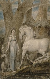 Het paard door William Blake