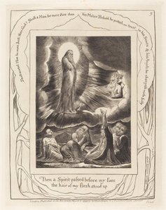 De visie van Elifaz door William Blake