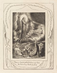 De visie van Elifaz door William Blake