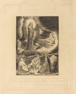 De visie van Elifaz, 1825 door William Blake