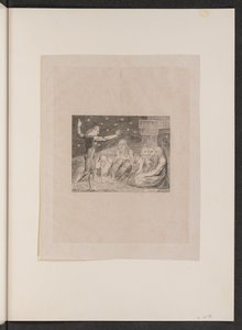 De Woede van Elihu door William Blake