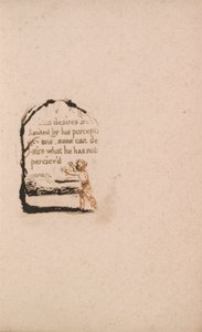 Er is geen natuurlijke religie, Plaat 7, V De verlangens van de mens.... (Bentley a8) door William Blake