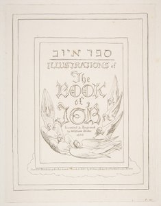 Titelpagina, uit Illustraties van het Boek Job, 1825-26
