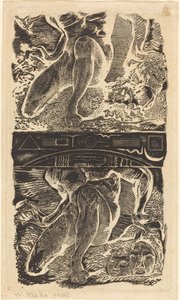 Onbekend Onderwerp Laat Hem naar de Hemel Kijken en Lachen in de Heldere Lucht door William Blake