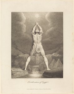 Bevruchting van Egypte door William Blake after Henry Fuseli