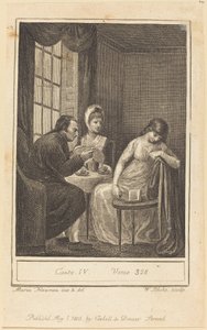 Canto IV, Vers 328 door William Blake after Mary Ann Flaxman