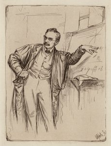 George Chrystal, Professor in de Wiskunde door William Brassey (after) Hole