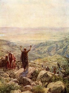 Bileam zegent het kamp van Israël