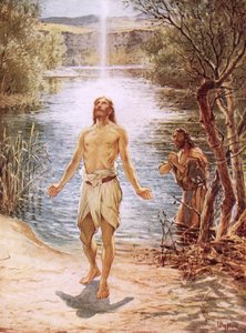 Christus gedoopt door Johannes de Doper