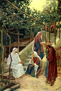 Jezus in het huis van Martha - Bijbel