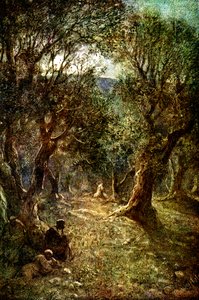 Jezus bidt in Gethsemane