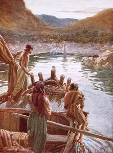 Jezus toont zich aan Petrus en anderen bij de Zee van Galilea