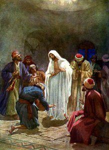 Jezus toont de discipelen zijn wonden door William Brassey Hole