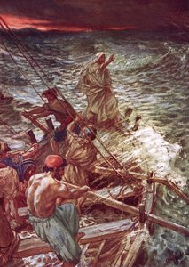 Jezus kalmeert de storm