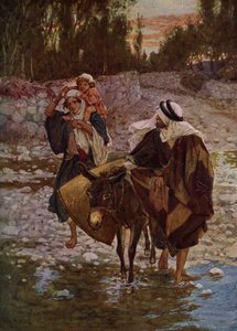 Maria, Jozef en Jezus reizen naar Egypte - Bijbel