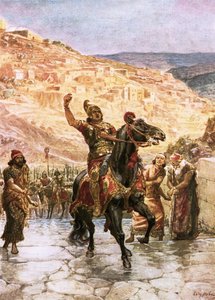 De Assyrische Rabshakeh eist de overgave van Jeruzalem door William Brassey Hole