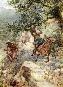 De dood van Absalom door William Brassey Hole