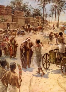 De ontmoeting van Jakob en Jozef in Egypte