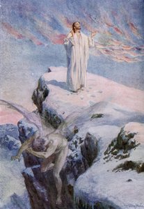 De verzoeking van Jezus - Bijbel door William Brassey Hole