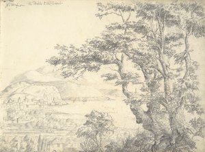 Een Uitzicht op Nice vanaf de Heuvels in het Westen